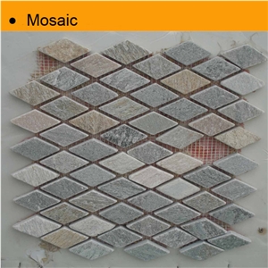 Rhombus Stone Mosaic Tile Rhombus Stone Mosaic Tile
