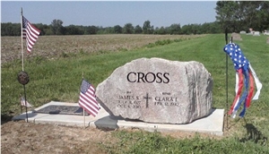 Boulder Gravestone