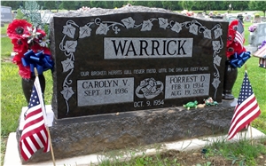 Black Granite Monument