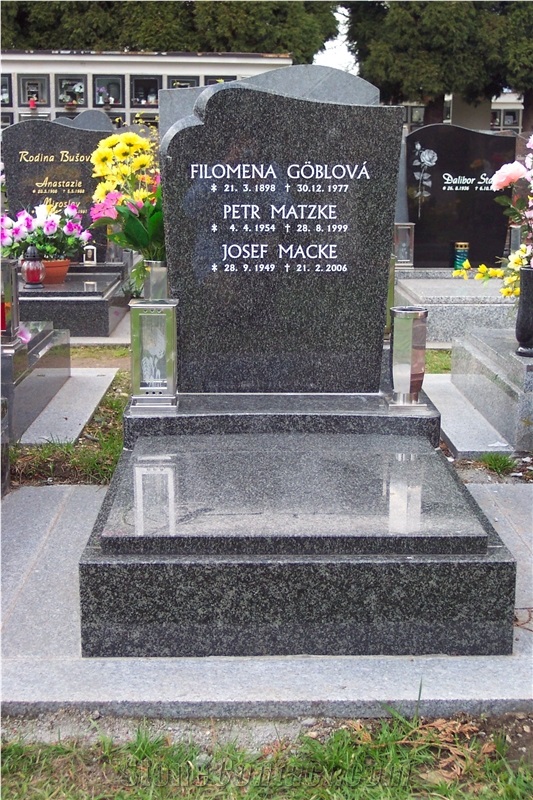 Impala Black Granite Monument