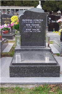 Impala Black Granite Monument