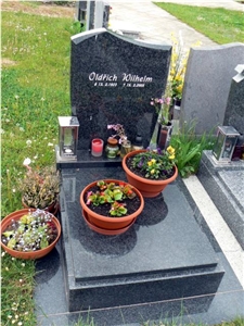 Impala Black Granite Monument