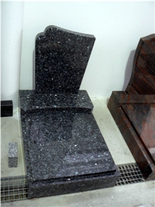 Labrador Scuro Granite Monument, Labrador Scuro Blue Granite Monument