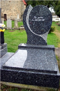 Labrador Scuro Granite Monument, Labrador Scuro Blue Granite Monument