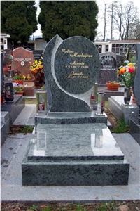 Olive Green Granite Monument
