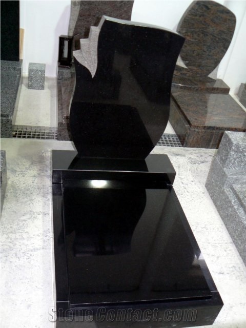 Swedish Standard Black Granite Monuments, Bonaccord Black Granite Monuments