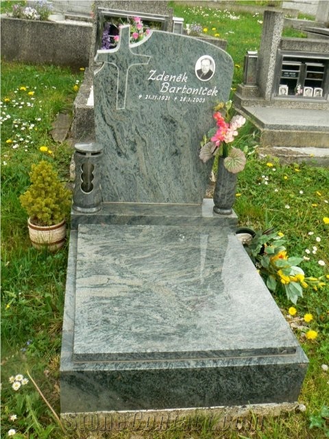 Tropical Green Granite Monument