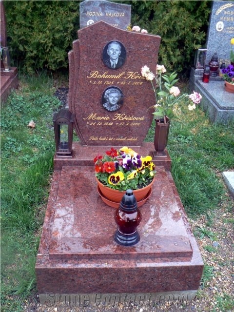 Vanga Red Granite Monument