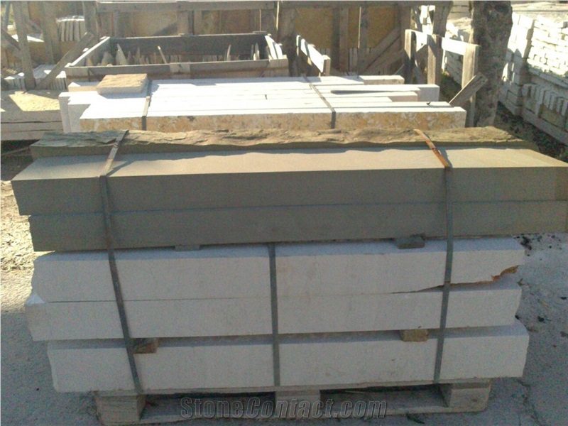 Lintels or Beams, Beige Limestone Garden, Palisade