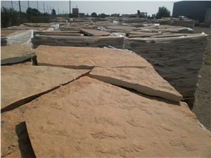 Yellow Quartzite Natural Flagstone