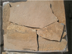 Yellow Quartzite Natural Flagstone
