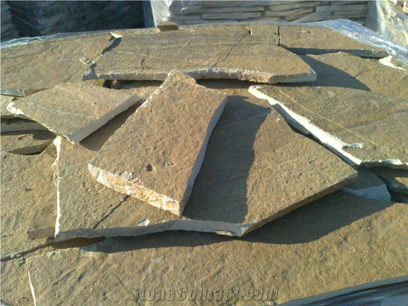 Yellow Quartzite Natural Flagstone