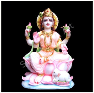 Laxmi Ji Statues, Rajnagar White Marble Statues