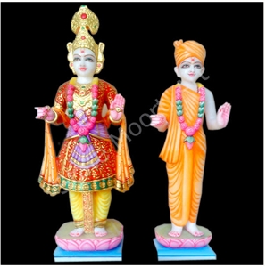 Swami Narayan God Statues, Indo Italian White Marble Statues Swami Narayan God Statues, Indo Italian White Marble Statues