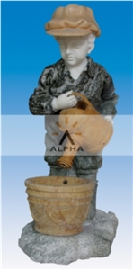 Chilren Statue Fountain