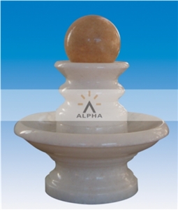 Hand Carved Marble Fountain Fortune Ball, Beijing White Marble Fountain Hand Carved Marble Fountain Fortune Ball, Beijing White Marble Fountain