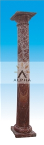 Red Marble Columns Red Marble Columns