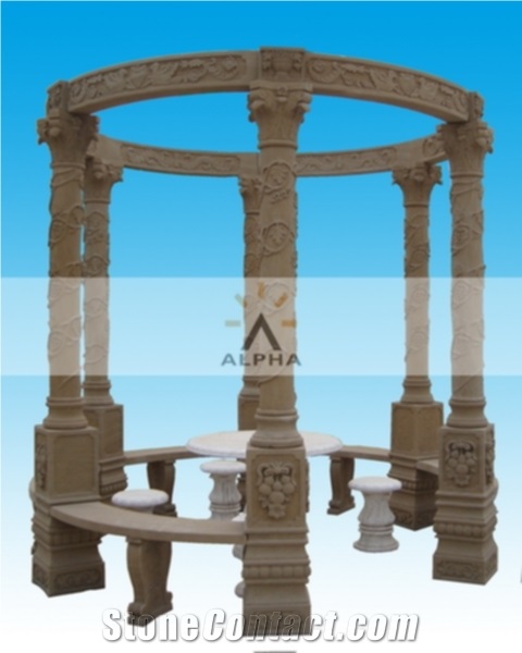 Yellow Sandstone Gazebo