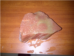 India Red Soapstone Block