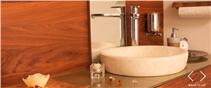 Perlato Levantina Beige Limestone Vessel Sink