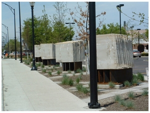 Amherst Gray Quarry Block Sculpture, Amherst Gray Grey Sandstone Sculpture
