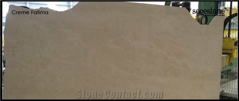 Creme Fatima Limestone Slabs, Portugal Beige Limestone