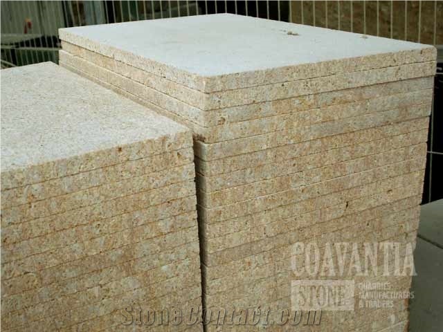 Amarillo Fosil Wall Tiles, Amarillo Fosil Limestone Tiles
