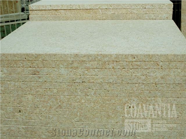 Amarillo Fosil Wall Tiles, Amarillo Fosil Limestone Tiles