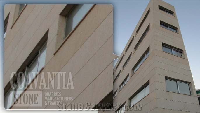 Amarillo Fosil Wall Tiles, Amarillo Fosil Limestone Tiles