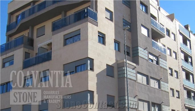 Amarillo Fosil Wall Tiles, Amarillo Fosil Limestone Tiles