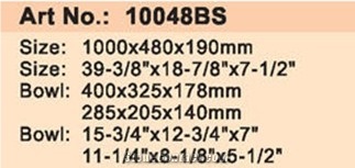 Top-mount Sink with Single Board Series