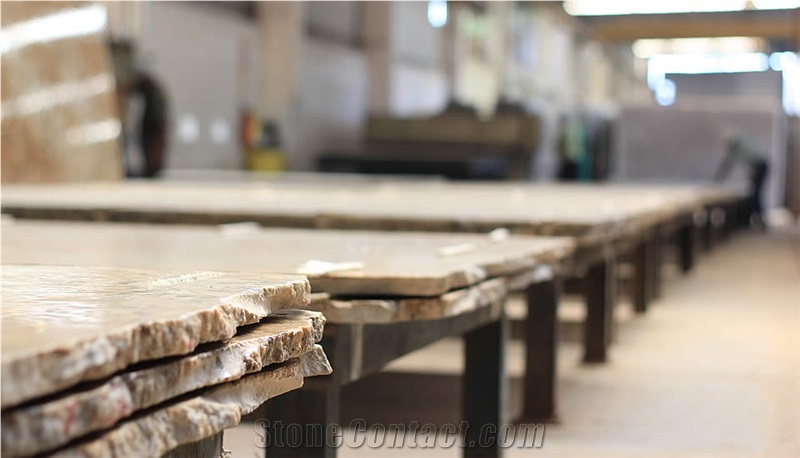 Golden Cayman Granite Slabs, Brazil Yellow Granite