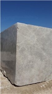 Eva Grey Marble Block, Silver Grey Marble Block