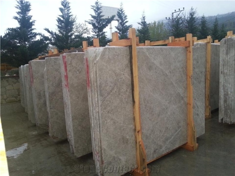 Eva Grey Marble Block, Silver Grey Marble Block