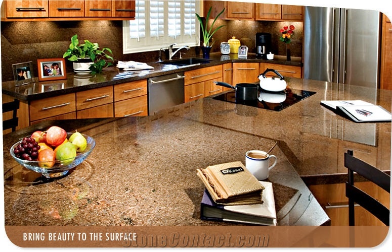 Golden Beach Granite Countertops, Golden Beach Yellow Granite Countertops