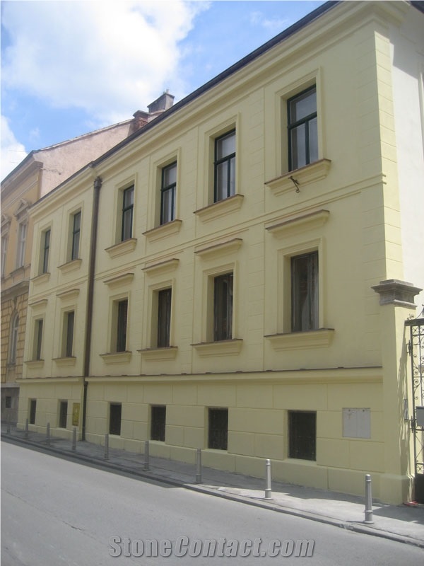Glave Beige Limestone Facade