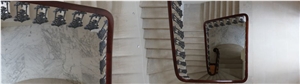 Carrara Marble Stairs, Steps - Lancasters Hyde Par, Bianco Carrara White Marble Stairs