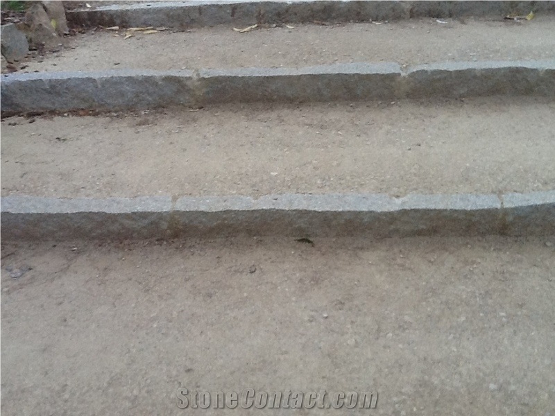 Granite Kerbstones, Curbs, Bianco Argento White Granite Kerbstones