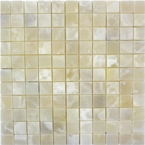 Classic White Onyx Mosaic, Pakistan White Onyx Mosaic