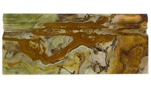 Multicolor Green Onyx Crown Molding