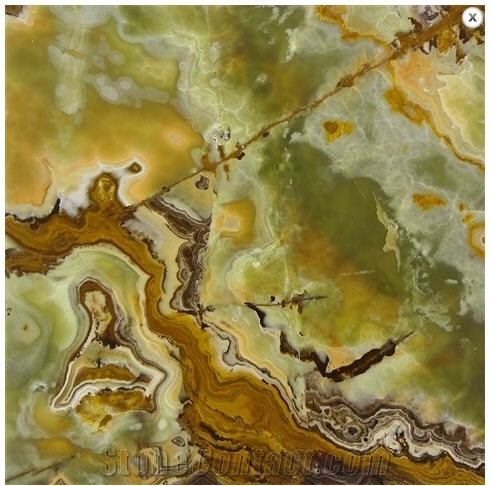Multicolor Green Onyx Tile, Pakistan Beige Onyx