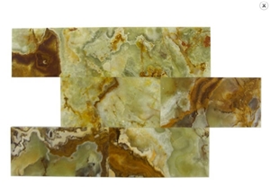Multicolor Green Onyx Tile, Pakistan Beige Onyx