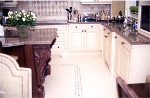 Granite Counter Top, Marble Floors