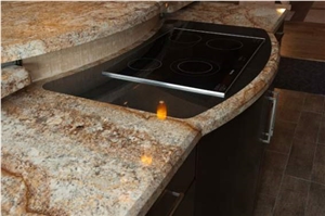 Antique Persa Gold Countertop, Antique Persa Gold Yellow Granite Countertop