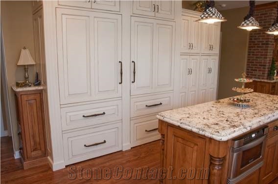 Bianco Antico Granite Kitchen Countertops, Bianco Antico White Granite Kitchen Countertops