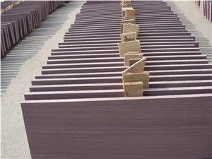 Zi Jin Grain - Wood Grain Brown, Wood Grain Brown Marble Slabs & Tiles