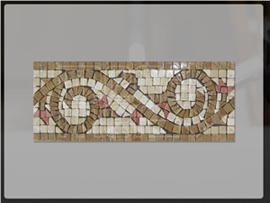 Beige Travertine Mosaic Borders
