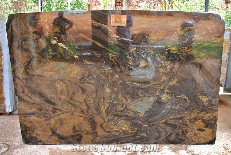 Flamboyant Quartzite Slabs, Brazil Brown Quartzite