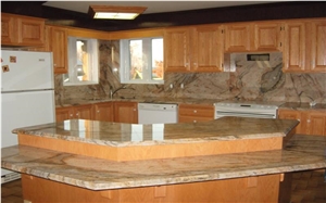 Golden Crystal Granite Countertop, Golden Crystal Yellow Granite Countertop
