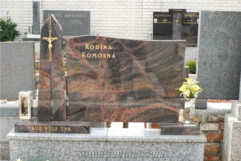 Indian Aurora Granite Monument, Indian Aurora Red Granite Monument